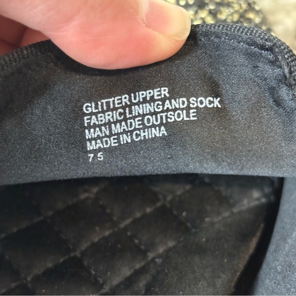 Birdies Starling Disco Ball Glitter Flat in Starlight Glitter size 7.5 - Picture 9 of 9